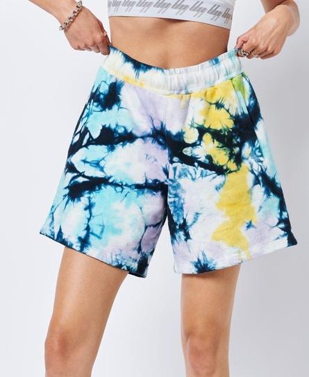 CODE TIE DYE SWEAT SHORT