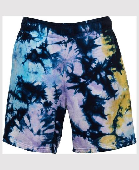 CODE TIE DYE SWEAT SHORT