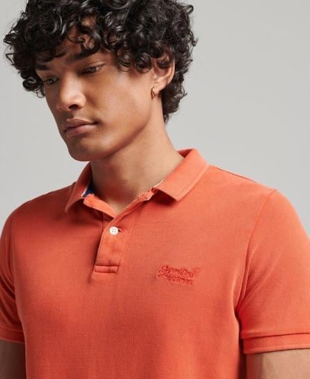 VINT DESTROY MEN'S RED POLO