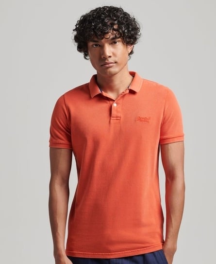 VINT DESTROY MEN'S RED POLO