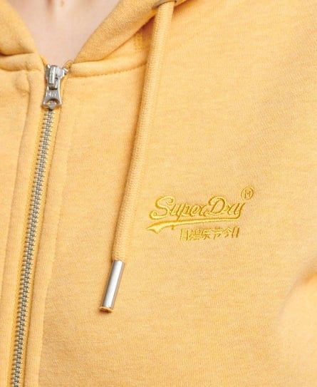 VINTAGE LOGO EMB ZIPHOOD