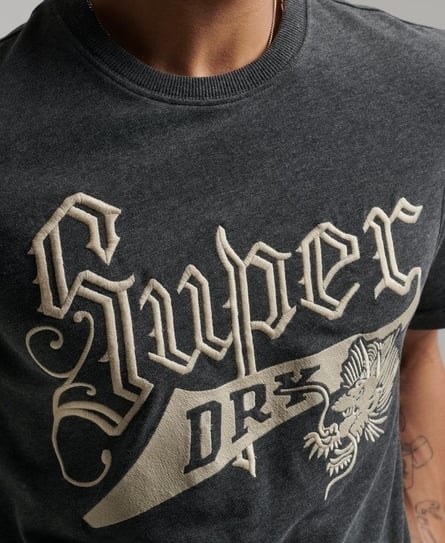 VINTAGE SCRIPT STYLE COLL TEE