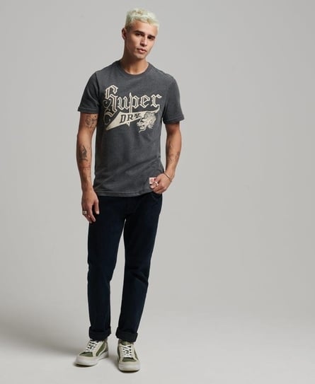 VINTAGE SCRIPT STYLE COLL TEE