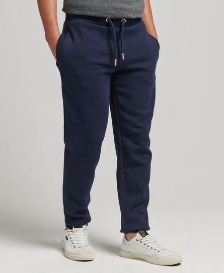 VINTAGE LOGO EMBROIDERY MEN'S BLUE  JOGGER