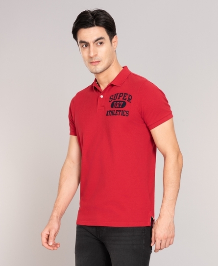 VINTAGE SUPERSTATE MEN'S RED POLO