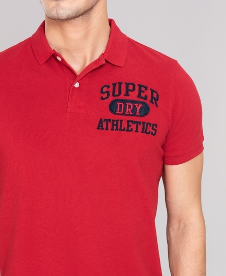 VINTAGE SUPERSTATE MEN'S RED POLO