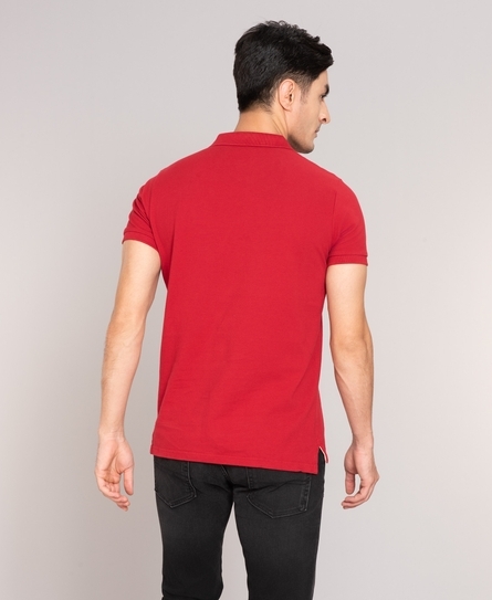 VINTAGE SUPERSTATE MEN'S RED POLO