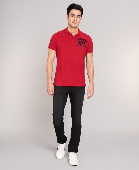 VINTAGE SUPERSTATE MEN'S RED POLO