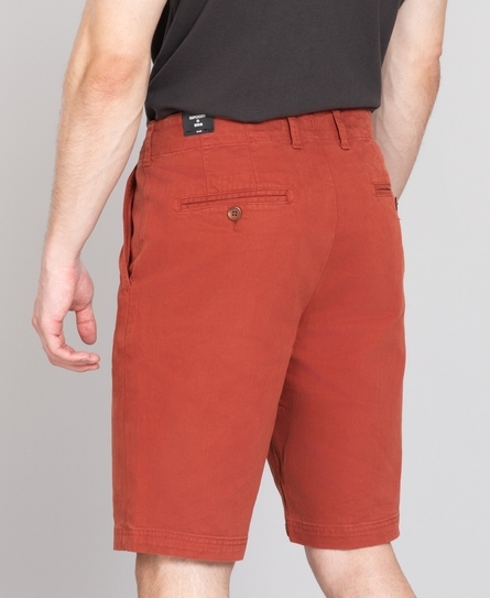 VINTAGE OFFICER CHINO MEN'S ORANGE SHORTS