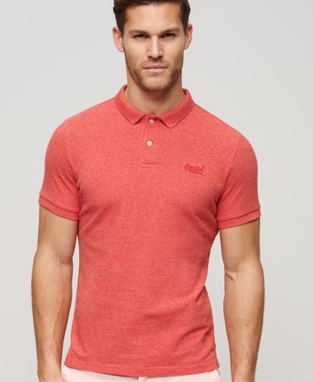 CLASSIC PIQUE MEN'S RED POLO