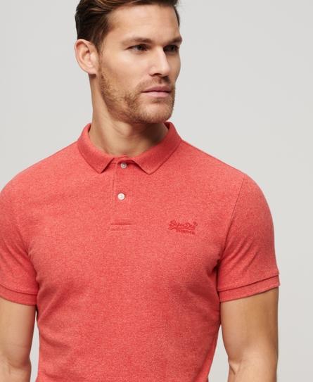 CLASSIC PIQUE MEN'S RED POLO