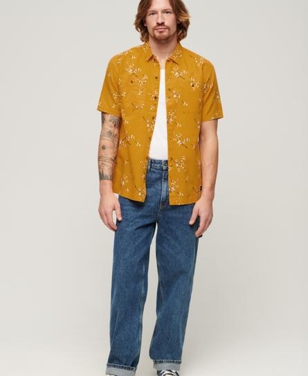 S/S BEACH MEN'S GOLD SHIRT