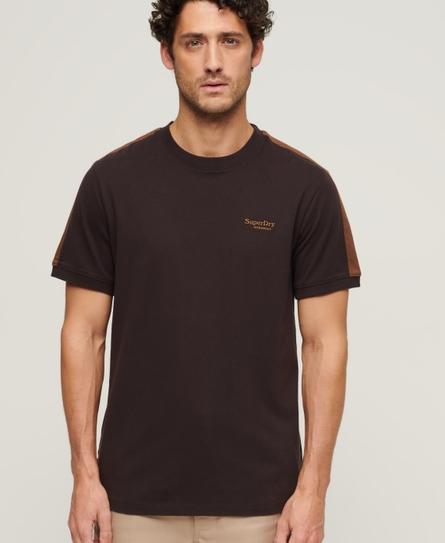 ESSENTIAL LOGO RETRO ST MEN'S BROWN T-SHIRT