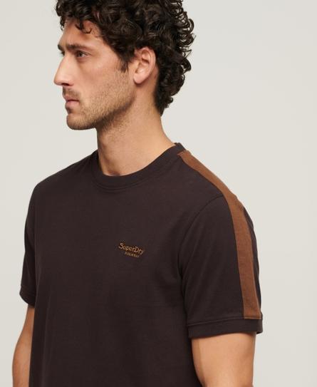 ESSENTIAL LOGO RETRO ST MEN'S BROWN T-SHIRT