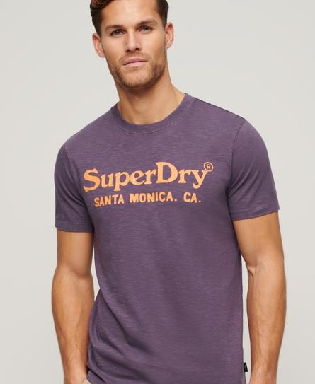 VENUE CLASSIC LOGO MEN'S PURPLE T-SHIRT