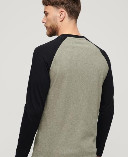 ESSENTIAL BASEBALL LS MEN'S BLACK TOP