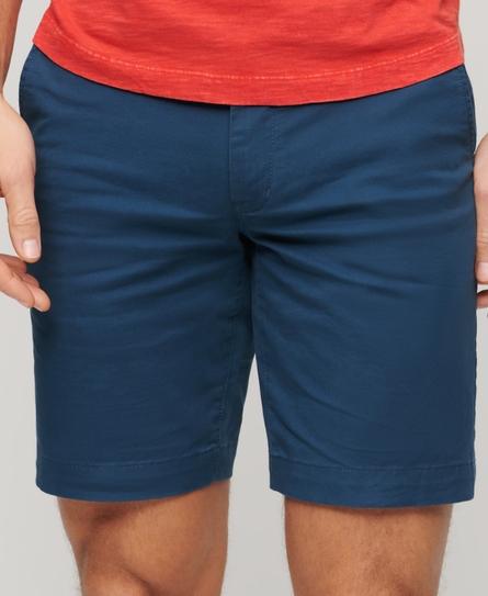 STRETCH CHINO MEN'S BLUE SHORT