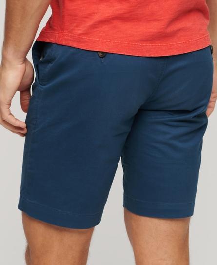 STRETCH CHINO MEN'S BLUE SHORT