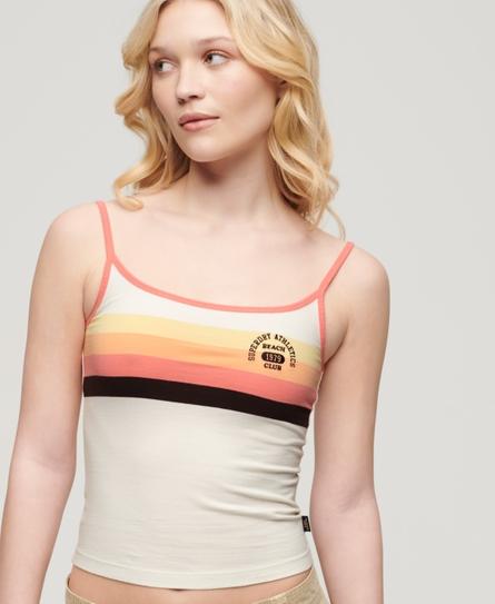 ESSENTIAL BRANDED WOMEN'S CORAL CAMI TOP