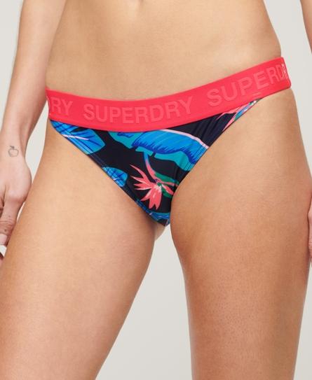 LOGO CLASSIC WOMEN'S BLUE BIKINI BOTTOM