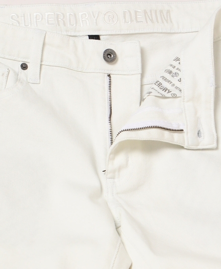 TOKYO SLIM DISTRESSED WHITE JEANS