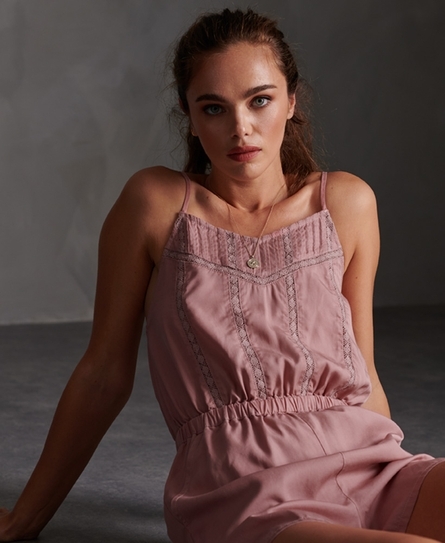 INDIE LACE CAMI PLAYSUIT