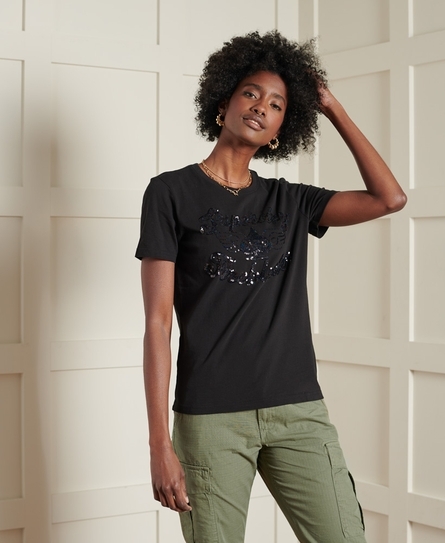 Sequin Entry Tee