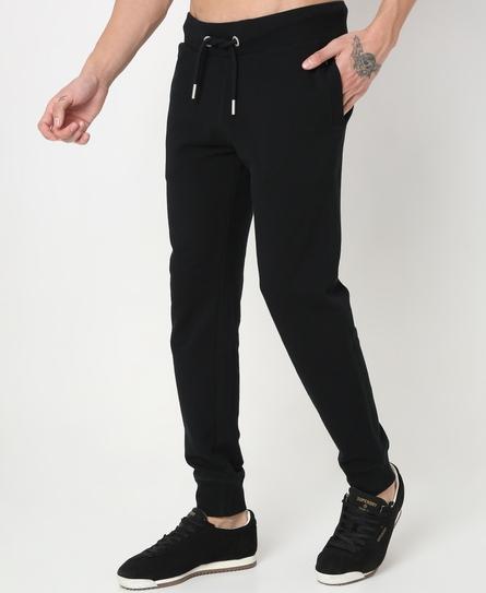 VINTAGE LOGO EMB UB MEN'S BLACK JOGGER