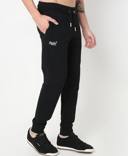 VINTAGE LOGO EMB UB MEN'S BLACK JOGGER