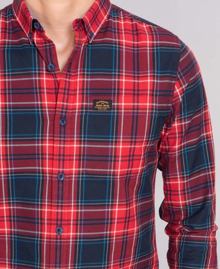 VINTAGE HERITAGE L/S CHECK MEN'S RED SHIRT