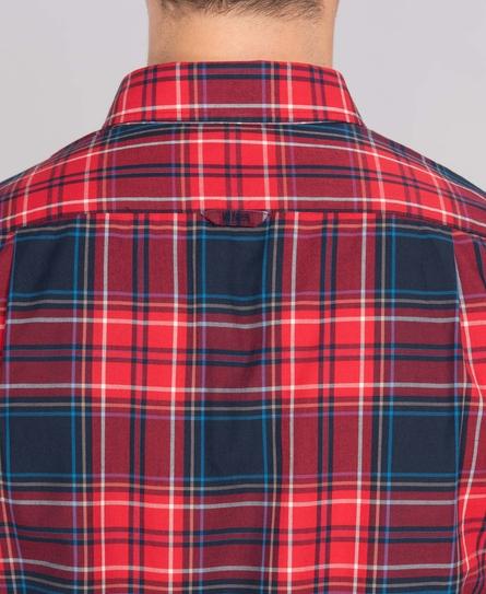 VINTAGE HERITAGE L/S CHECK MEN'S RED SHIRT