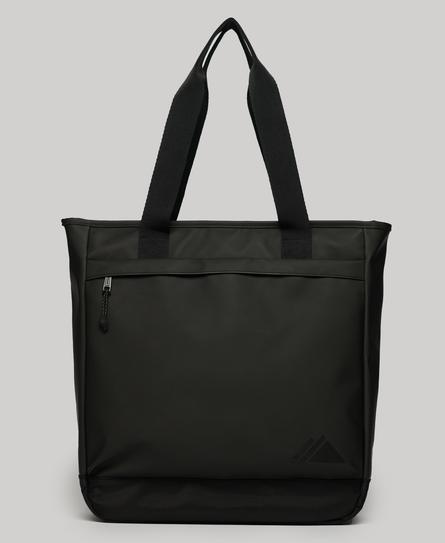 COMMUTER TARP UNISEX BLACK TOTE