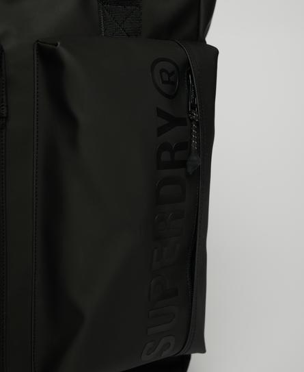 COMMUTER TARP UNISEX BLACK TOTE