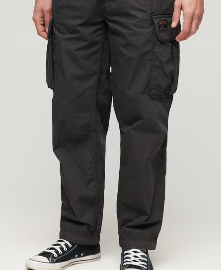 BAGGY MEN'S BLACK PARACHUTE PANT