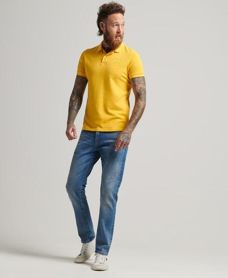 VINTAGE SUPERSTATE S/S MEN'S YELLOW POLO