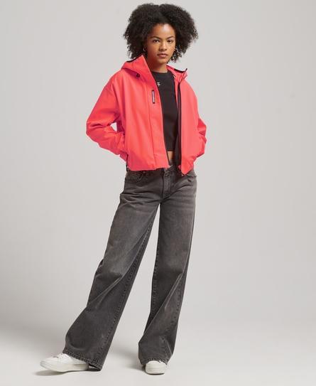 CODE TECH CROP WOMEN'S ORANGE SOFTSHELL JACKET