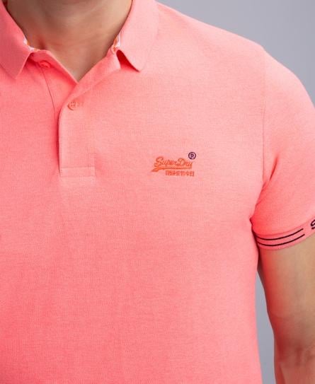 CITY S/S JAQUARD PIQUE MEN'S PINK POLO