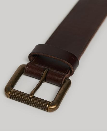 BRANDED UNISEX BROWN BELT