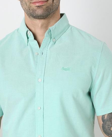 S/S Classic Oxford  MEN'S GREEN SHIRT