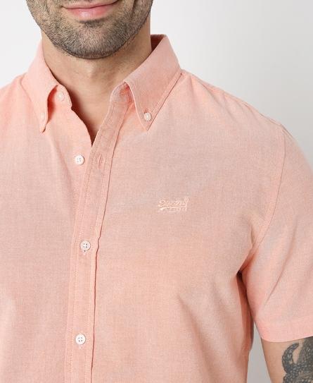 S/S Classic Oxford  MEN'S CORAL SHIRT