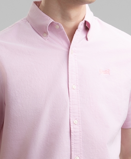 S/S CLASSIC OXFORD MEN'S PINK SHIRTS