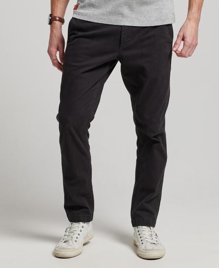 OFFICERS SLIM MEN'S BLACK CHINO