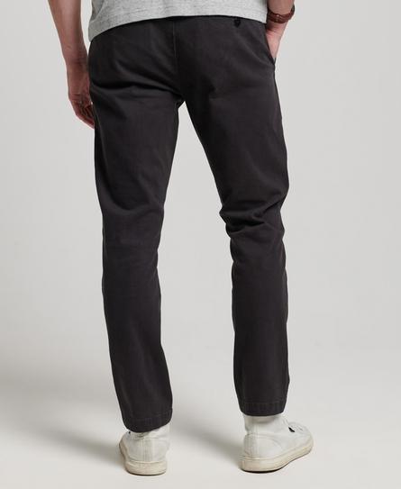 OFFICERS SLIM MEN'S BLACK CHINO