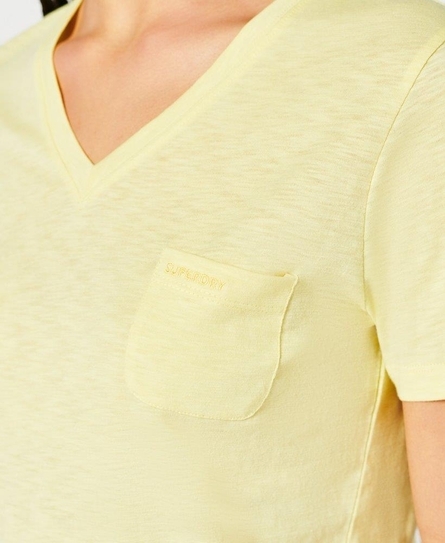 POCKET V NECK TEE