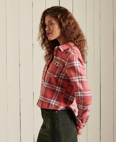 HERITAGE CHECK CROPPED SHIRT