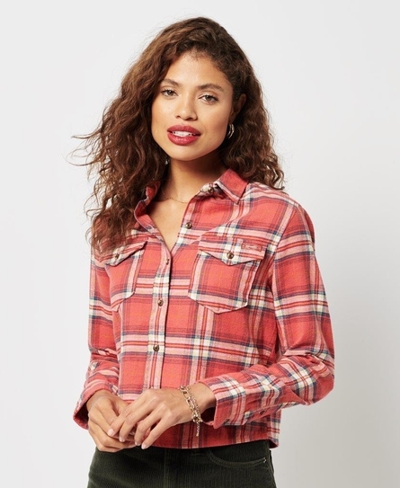HERITAGE CHECK CROPPED SHIRT