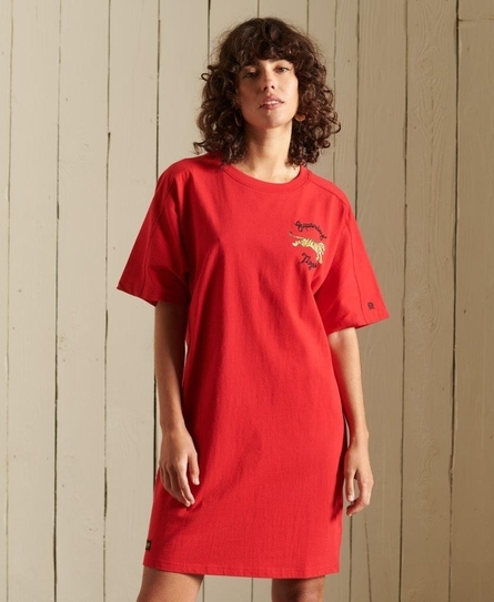 CNY GRAPHIC TEE DRESS