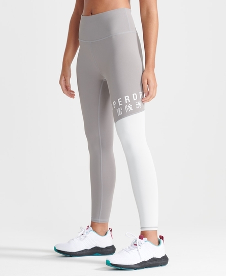 TRAINING GRAPHIC 7/8 WOMEN'S GREY LEGGING