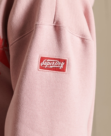 BOHO GRAPHIC OVERSIZED WOMEN'S PINK HOODIE