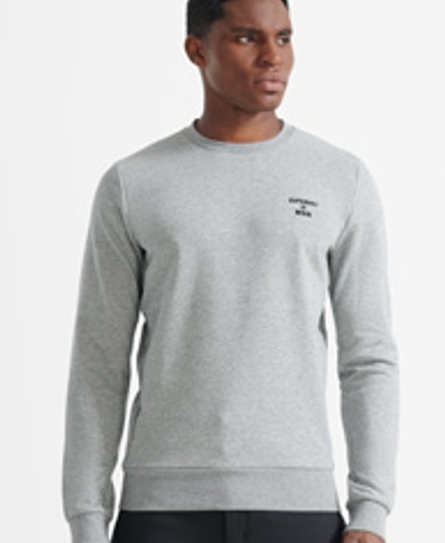 TRAINING CORE SPORT CREW MEN'S GREY SWEATSHIRT